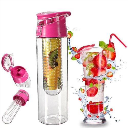 Пластикова пляшка для води з фруктами 23 унції